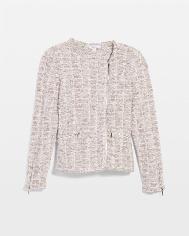 Tweed Moto Cardigan - image 5